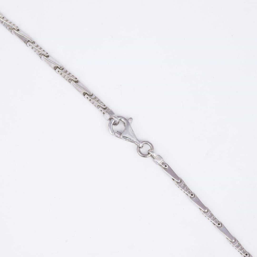 Twist Bar Silver Chain 2.5MM