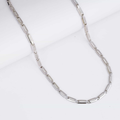 Crystal Bar Silver Chain 5MM