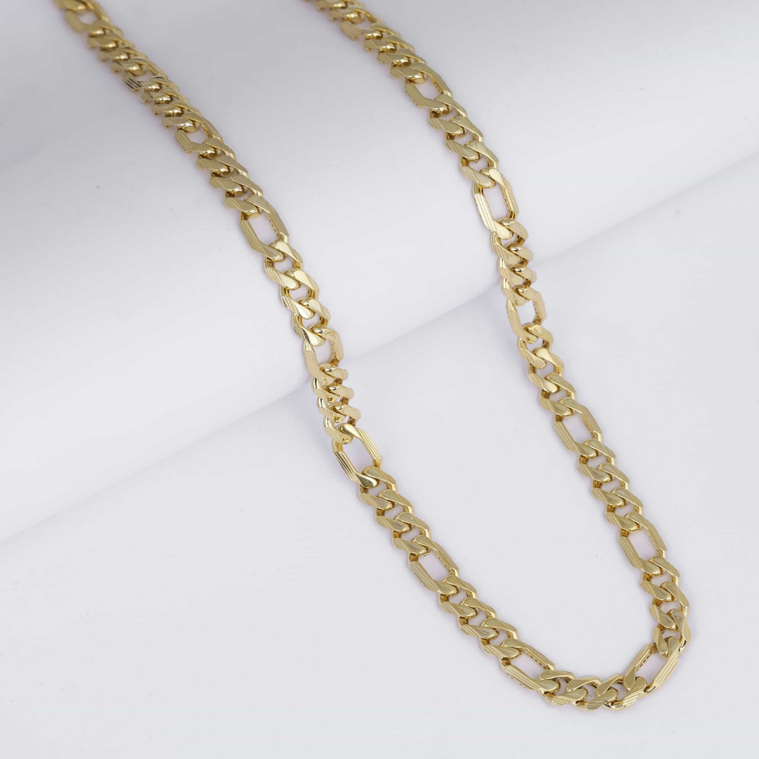 Elite Texture Gold Chain 8MM