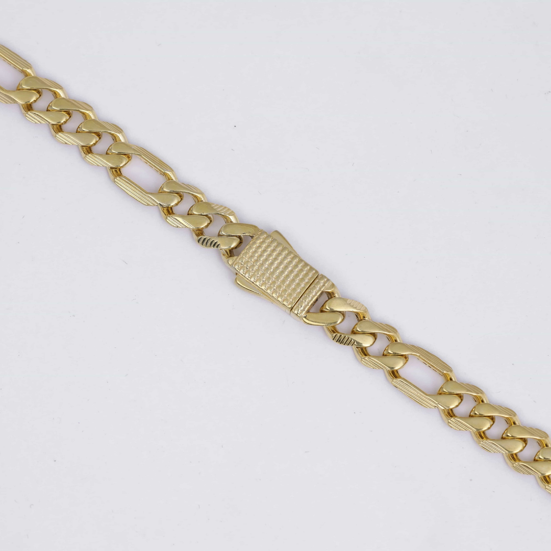 Elite Texture Gold Chain 8MM