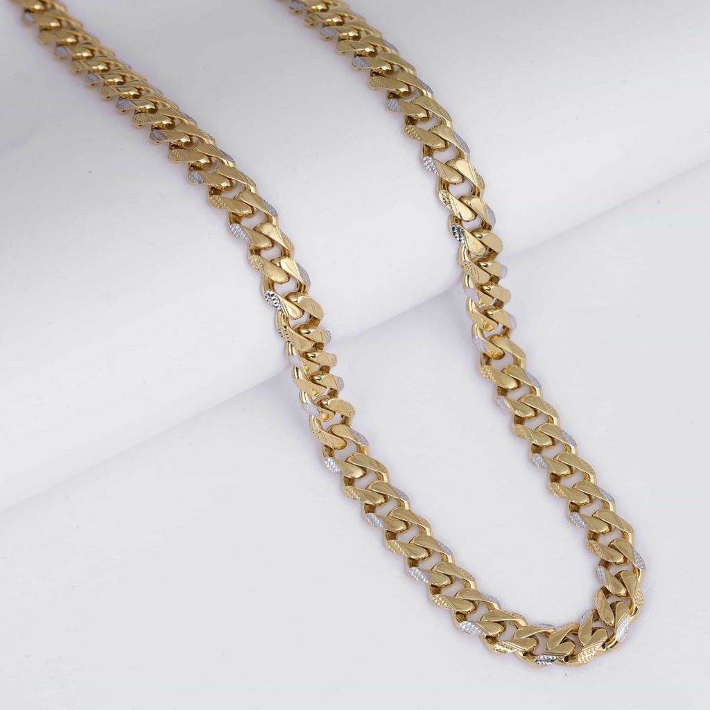Royal Hexa Gold Chain 9MM