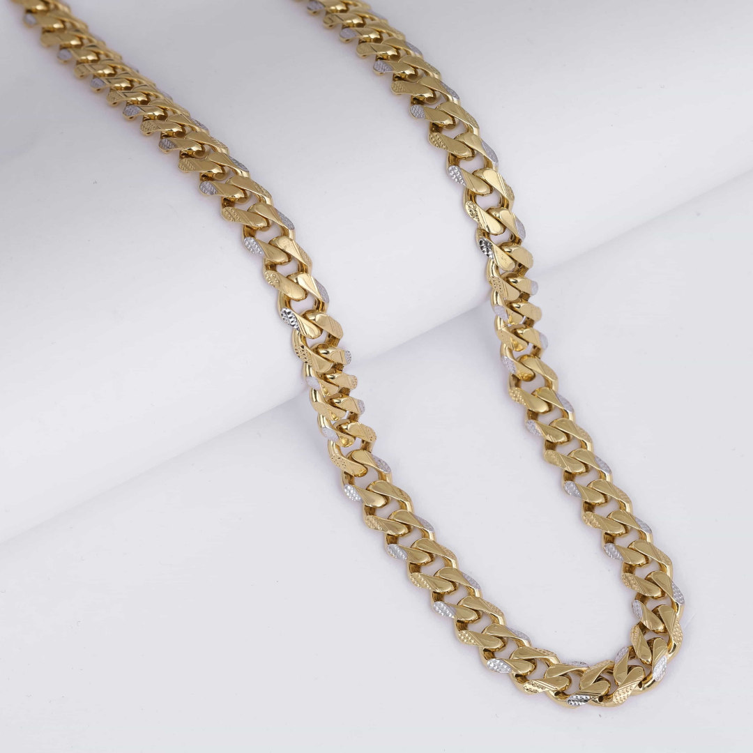 Royal Hexa Gold Chain 9MM