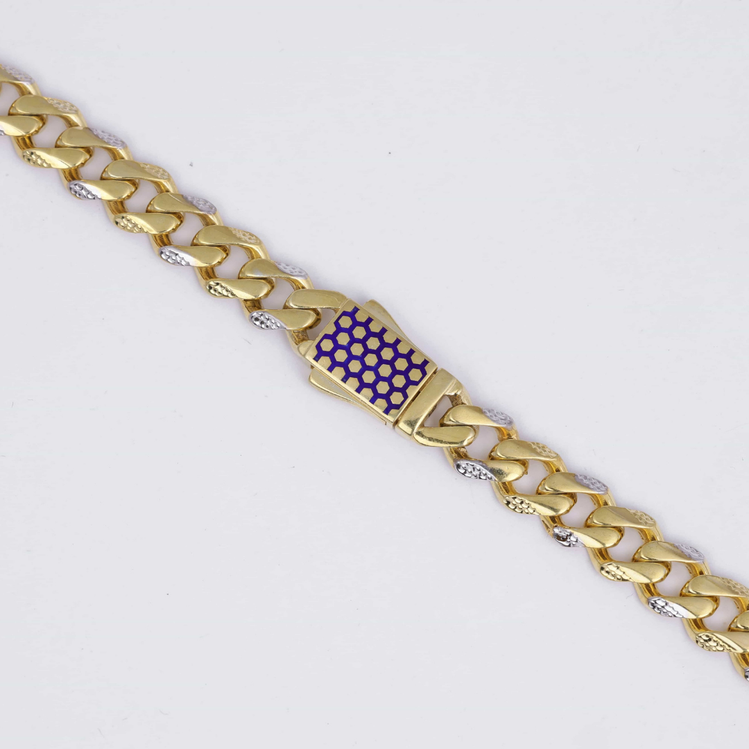 Royal Hexa Gold Chain 9MM