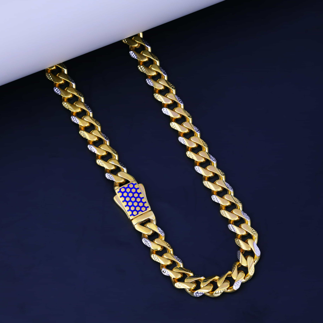 Royal Hexa Gold Chain 9MM