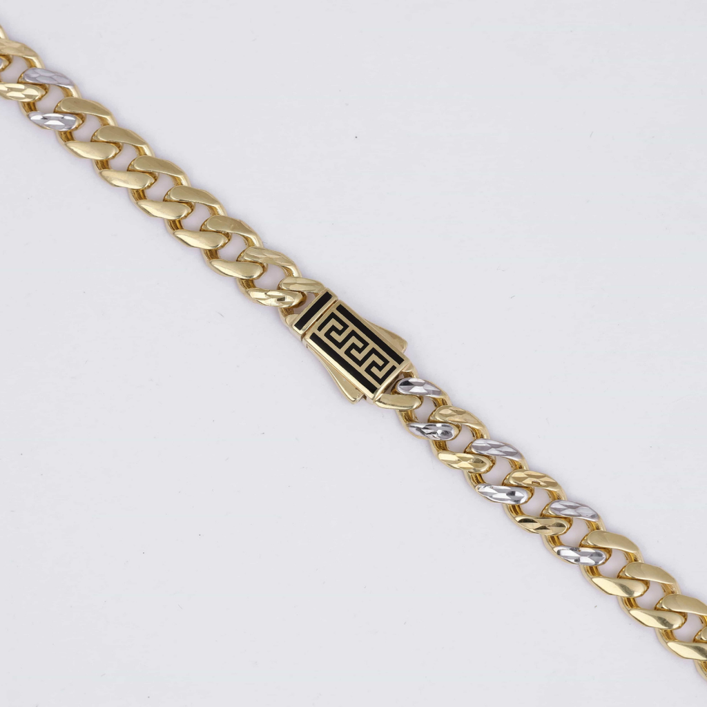 Imperial Greek Link Gold Chain 7.5MM