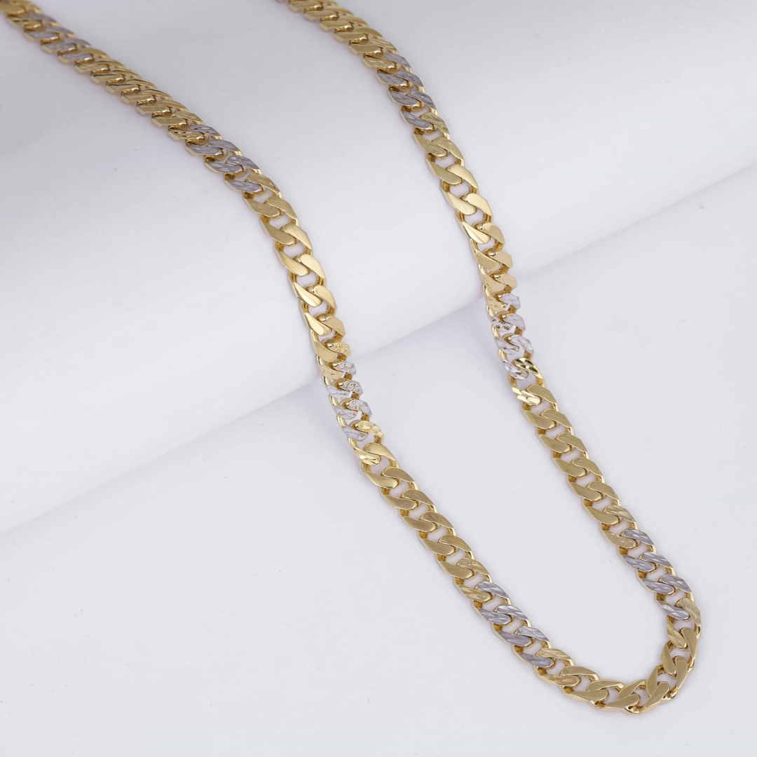 Signature Dual Tone Gold Chain 6.5MM