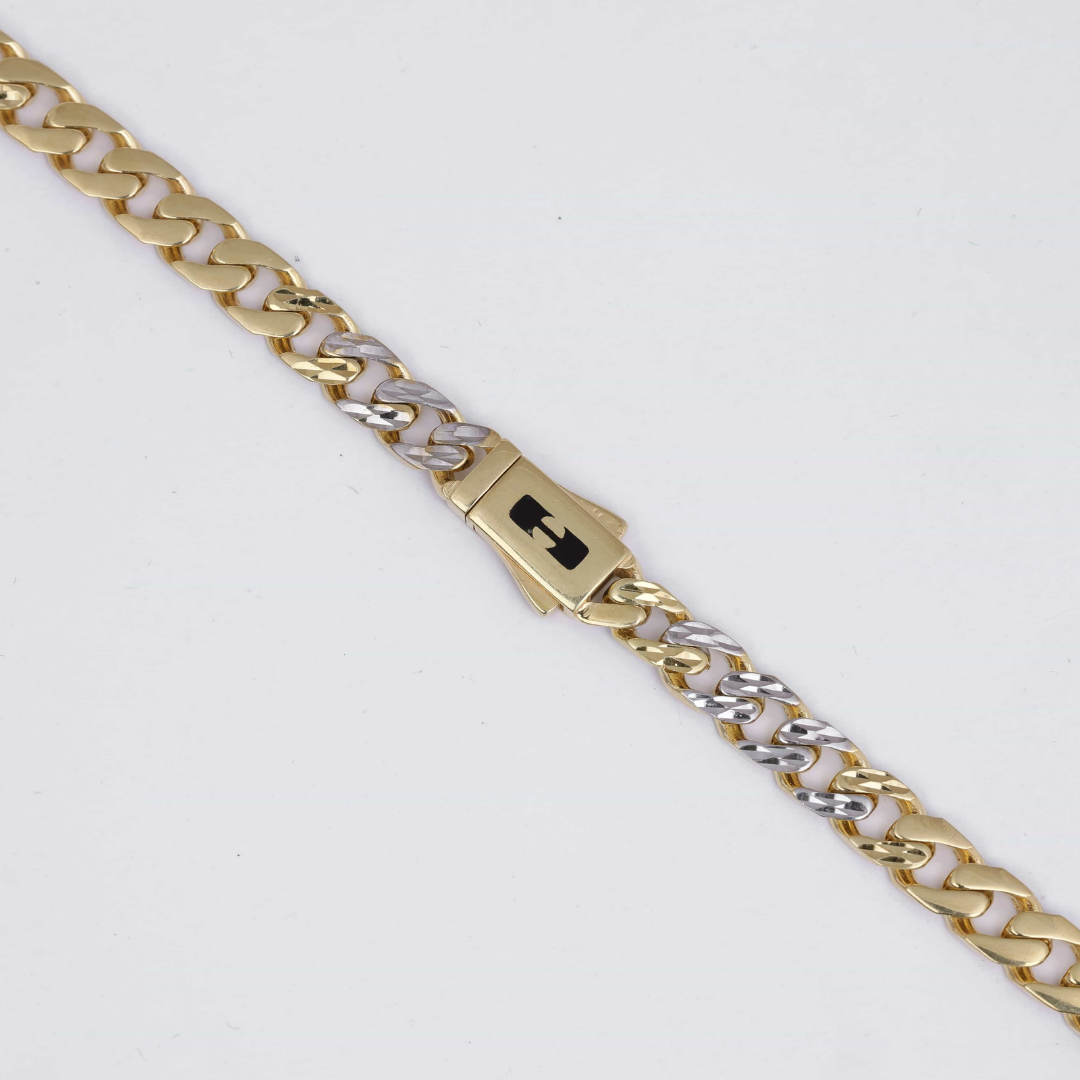 Signature Dual Tone Gold Chain 6.5MM