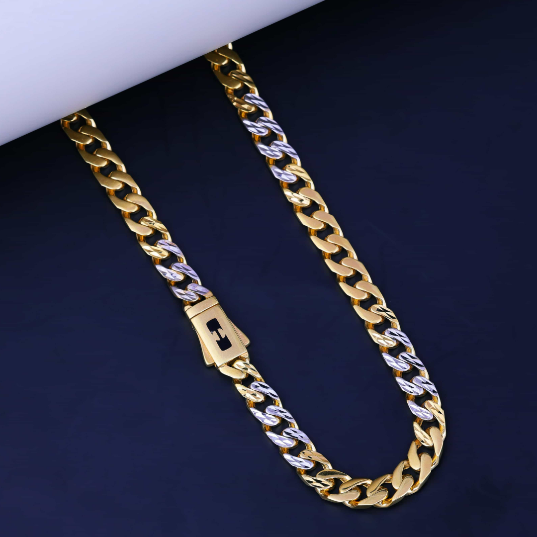 Signature Dual Tone Gold Chain 6.5MM