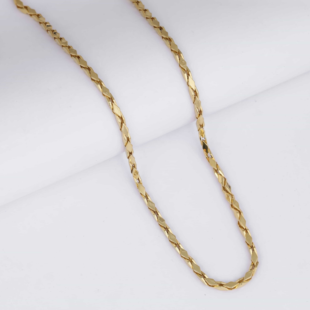 Golden Diamond Flow Chain 3.5MM