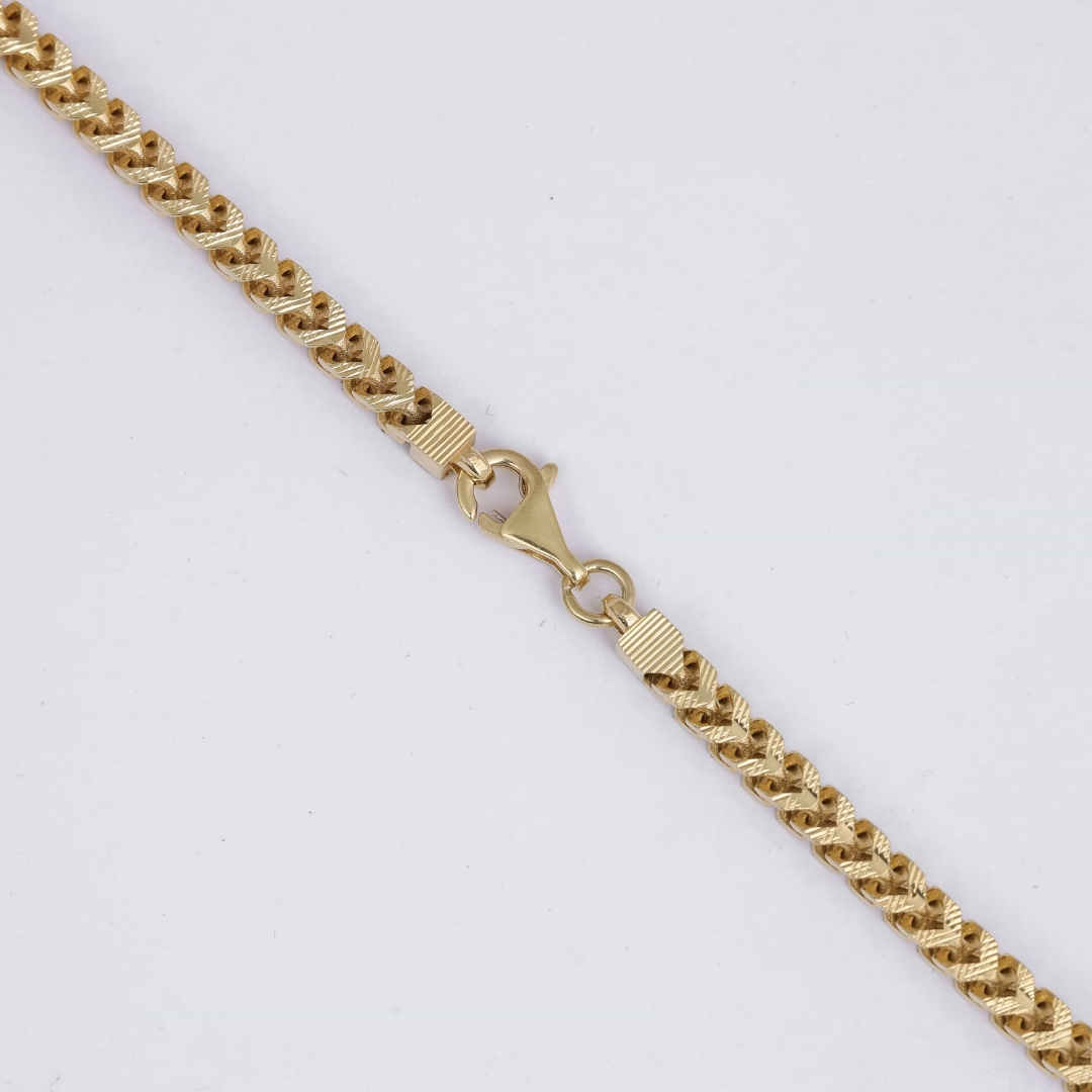 Textured Gold Classic Chain 4.5MM