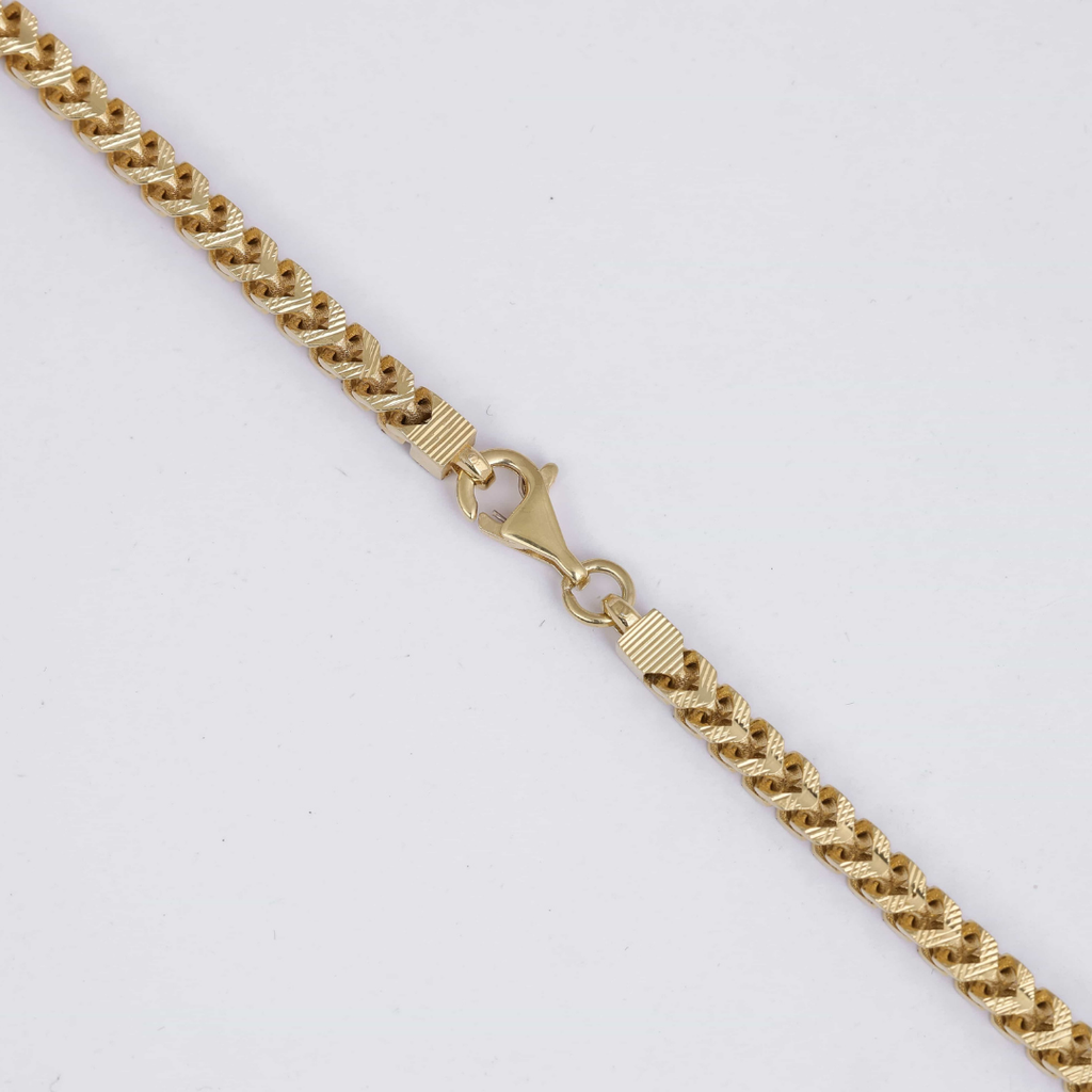 Textured Gold Classic Chain 4.5MM