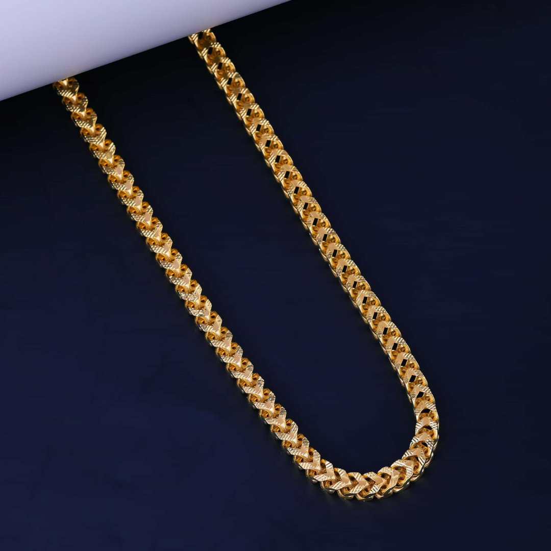Textured Gold Classic Chain 4.5MM