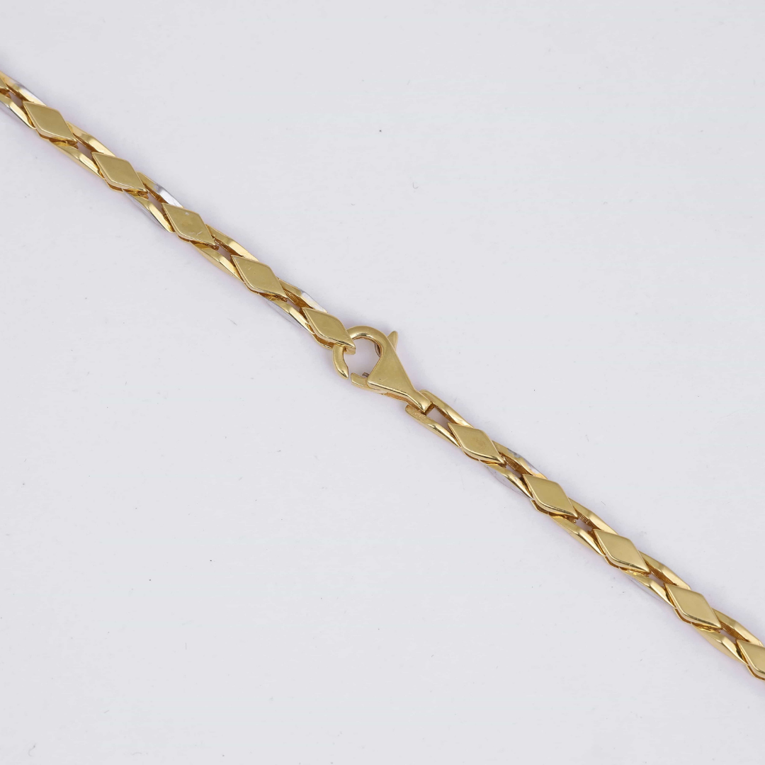 Diamond Twist Gold Chain 3.5MM