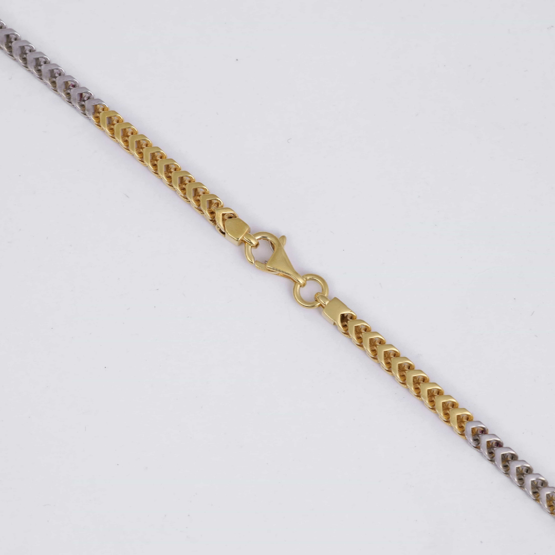 Two-Tone Chevron Link Chain 3.5MM