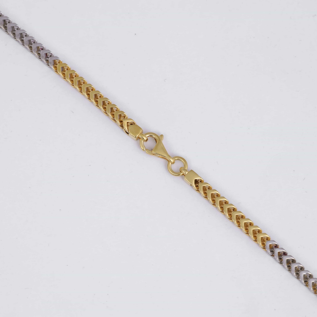 Two-Tone Chevron Link Chain 3.5MM