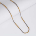 Elegant Two-Tone Link Chain 3MM