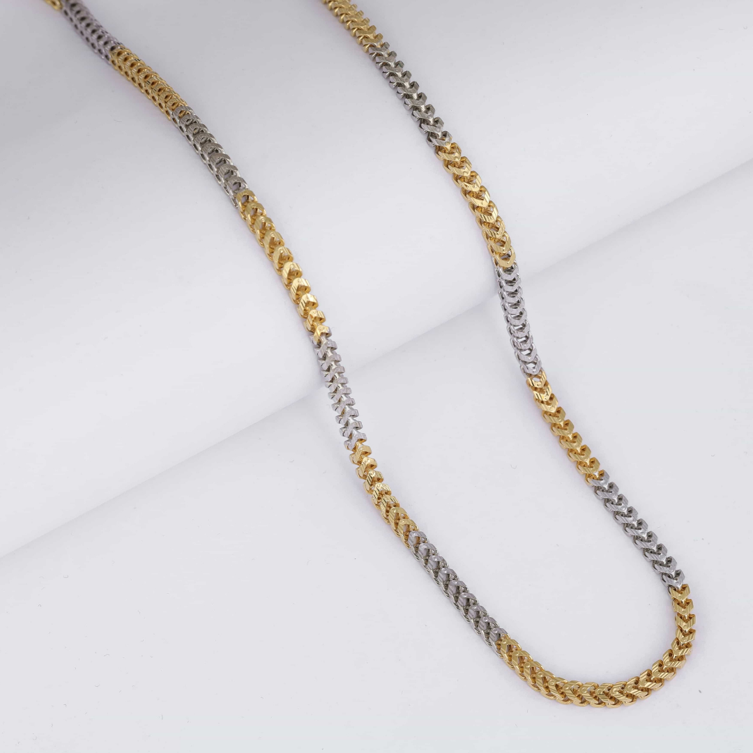 Silver Gold Spark Chain 3.5MM