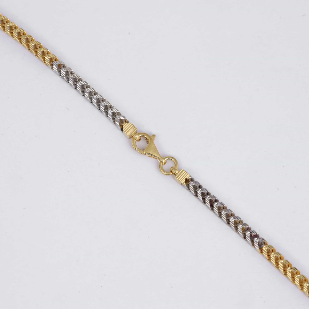 Silver Gold Spark Chain 3.5MM