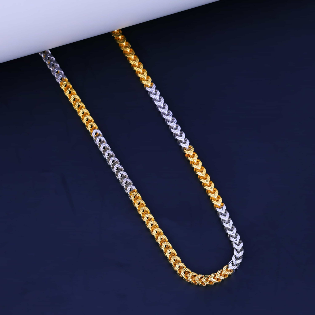 Silver Gold Spark Chain 3.5MM