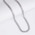Cubic Design Silver Chain 10MM