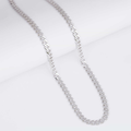 Sacred Om Silver Chain 8MM