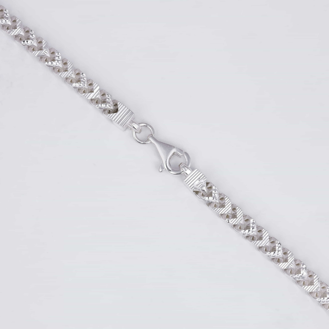 Silver Zigzag Pattern Chain 3.5MM