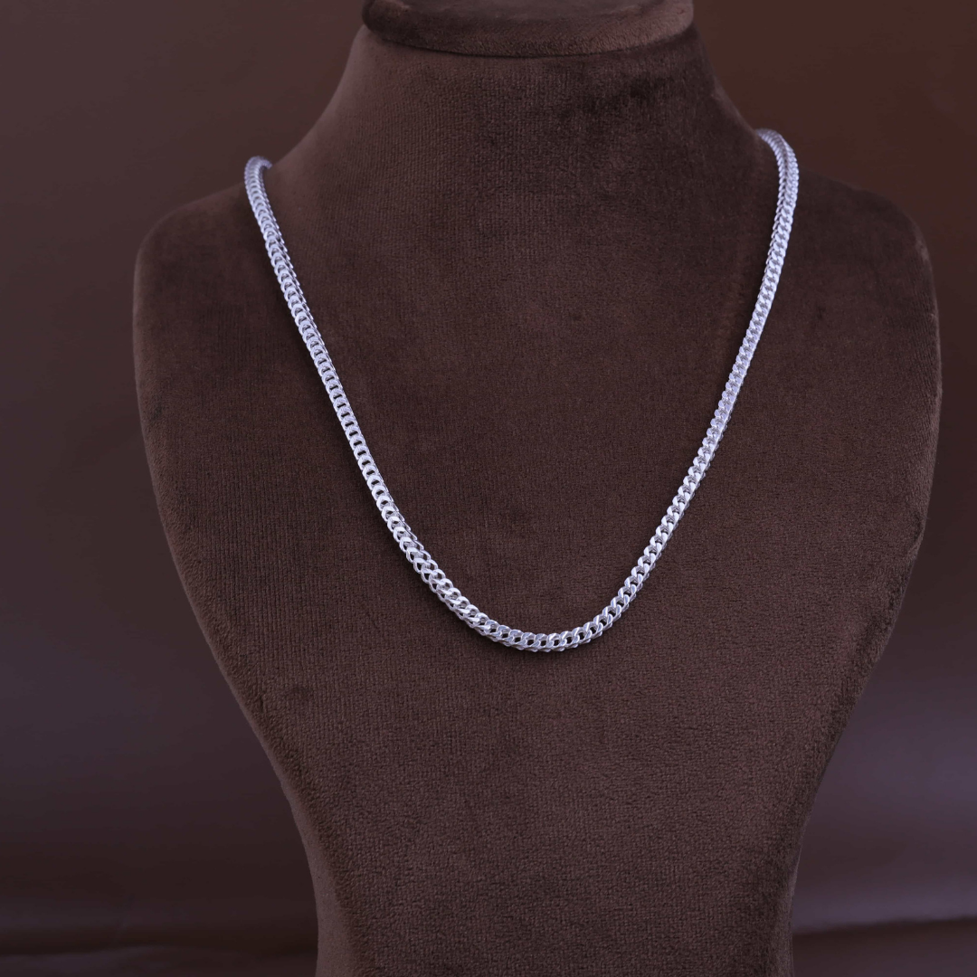 Silver Zigzag Pattern Chain 3.5MM