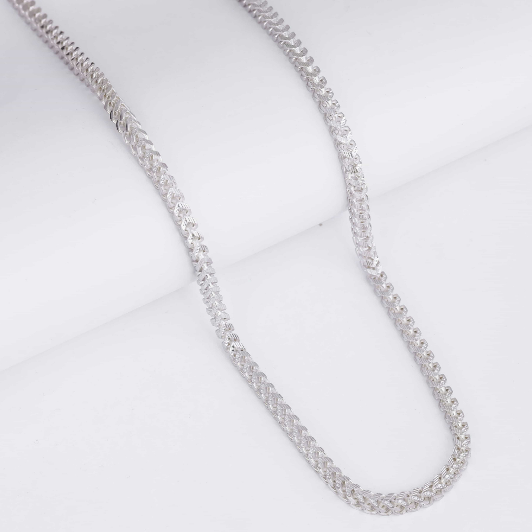 Silver SparkLine Designer Chain 5MM