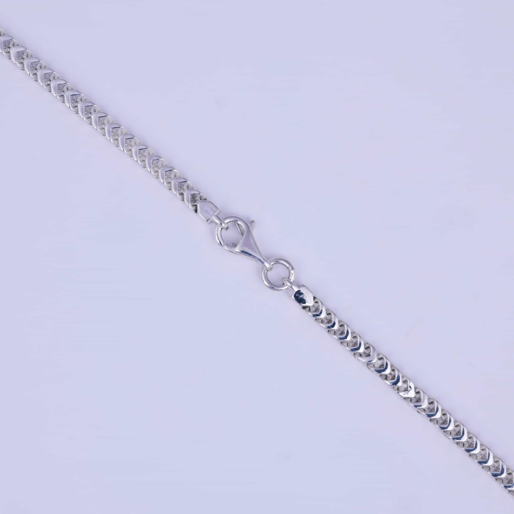 Silver Chevron Shine Chain 3.5MM