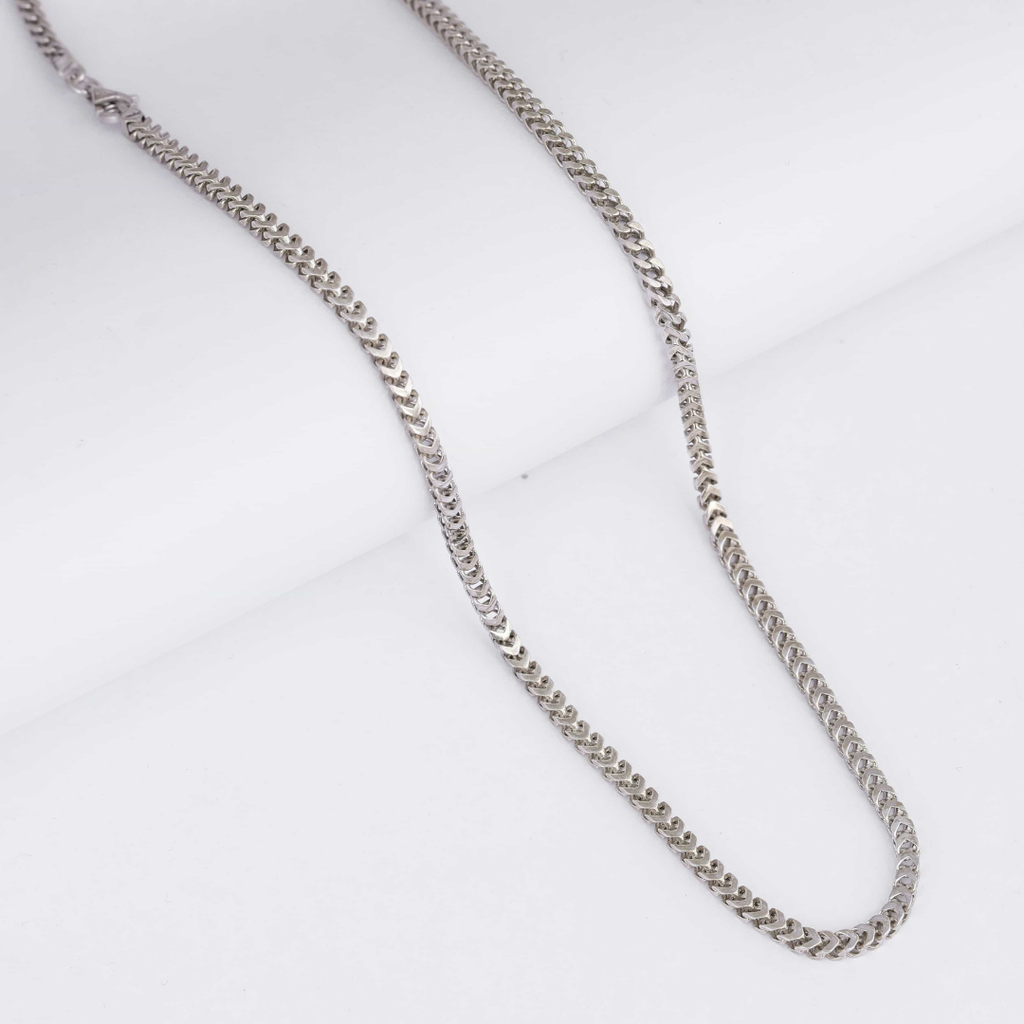 Silver V-Link Designer Chain 3.25MM