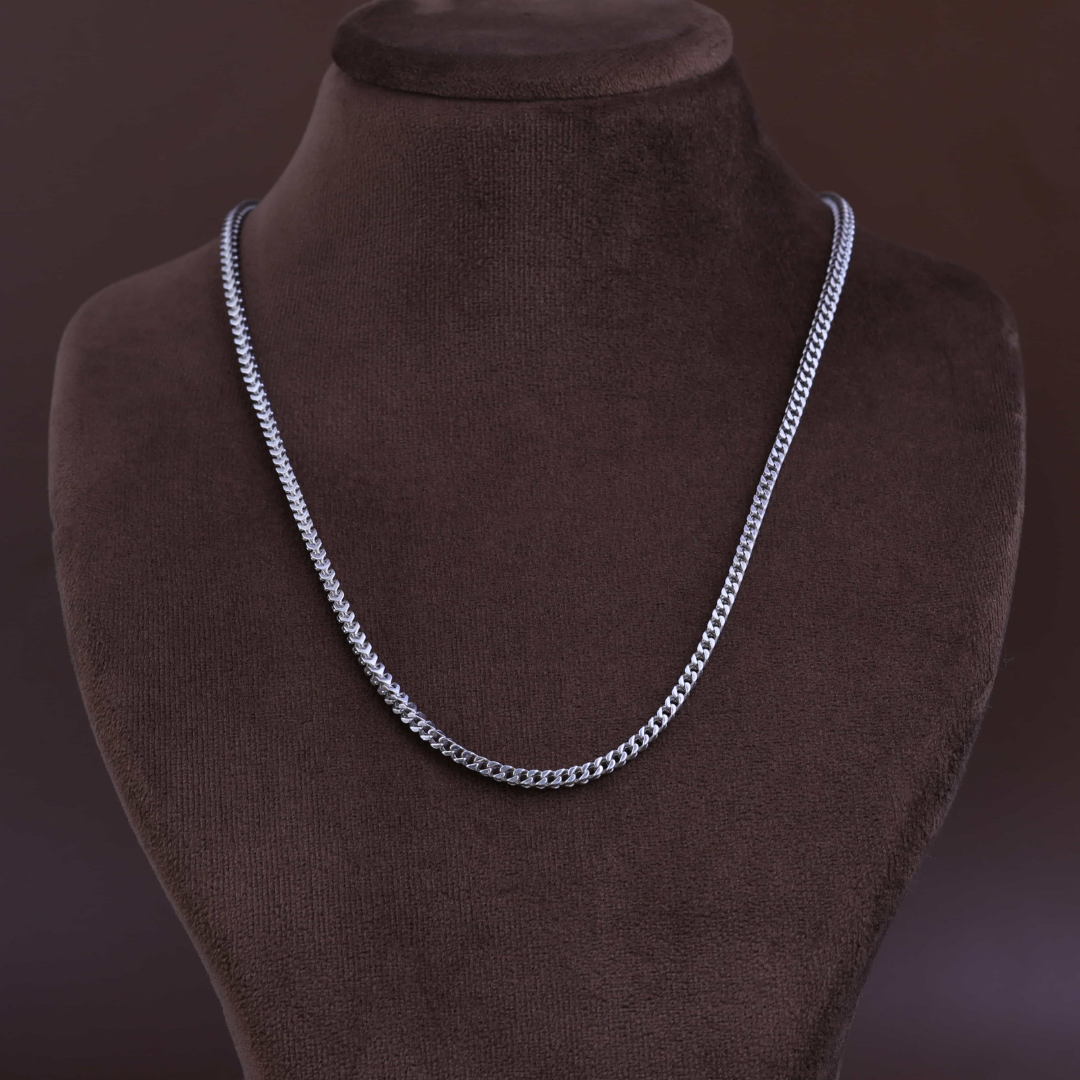 Silver V-Link Designer Chain 3.25MM