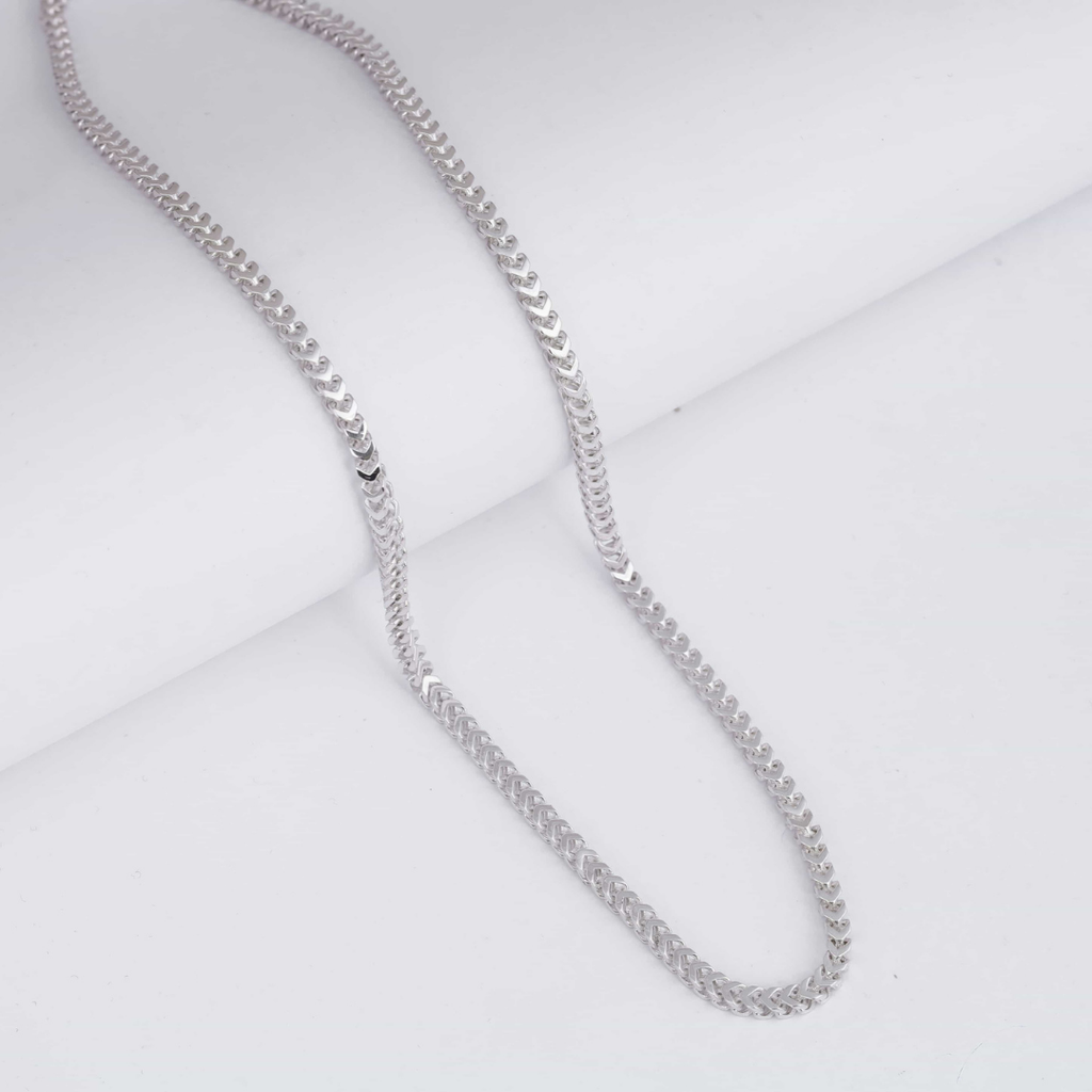 Silver ArrowLink Designer Chain 3MM