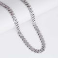 Classic Silver Cuban Link Chain 11MM